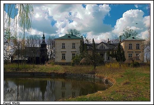 Pitek Wielki - klasycystyczny paac z 1886 r.