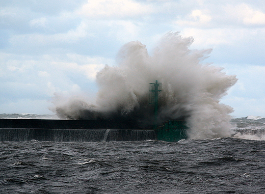 11 w skali Beauforta. Ustka