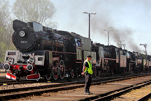 Wolsztyn - finaowy przejazd Parady Parowozw 2012