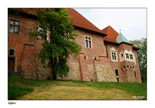 Dbno - zamek w Dbnie z XV w.