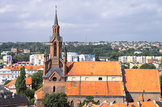 Kalisz - widok miasta z wiey ratuszowej