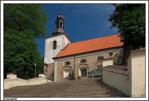 Goszczanw - barokowy koci witego Marcina i Stanisawa