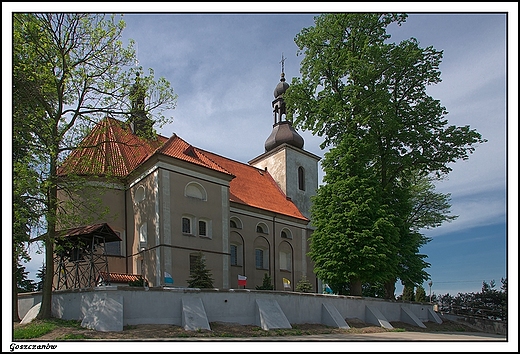 Goszczanw - barokowy koci witego Marcina i Stanisawa