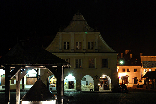 Rynek w Kazimierzu Dolnym noc