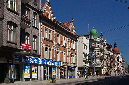 Gliwice. Ulica Zwycistwa.