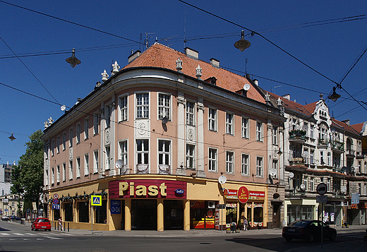 Gliwice. Zabudowa centrum.