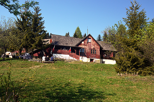 Beskid ywiecki. W drodze na Wielk Racz. Chatka Studencka Skalanka