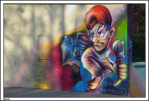 Konin - park im. F. Chopina _ murale