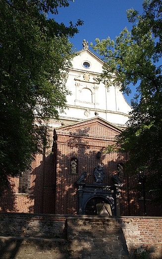 Sandomierz. Fragment gotyckiej  katedry.