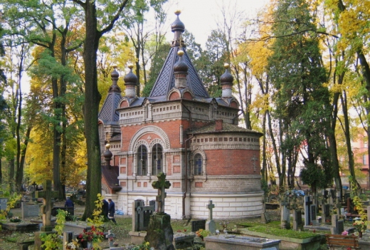 Prawosawna kaplica cmentarna. Lublin
