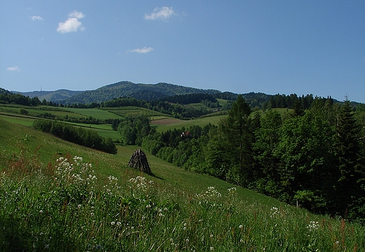 Widok na Przehyb z okolic Gabonia