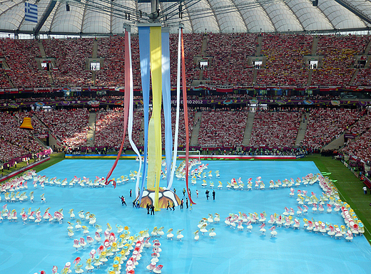 Ceremonia otwarcia Mistrzostw Europy 2012. Stadion Narodowy w Warszawie