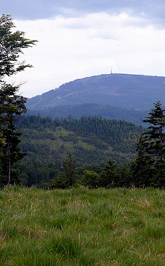 Brenna. Widok na Skrzyczne.