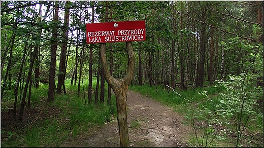 wejcie na teren rezerwatu