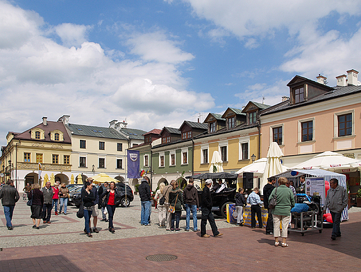 Rynek Solny w Zamosciu.
