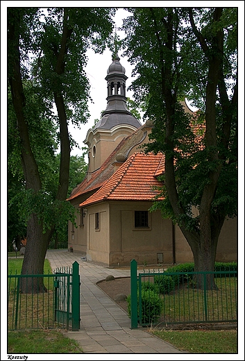 Koszuty - neobarokowy, murowany koci w. Katarzyny i Serca Jezusowego z 1926 r.