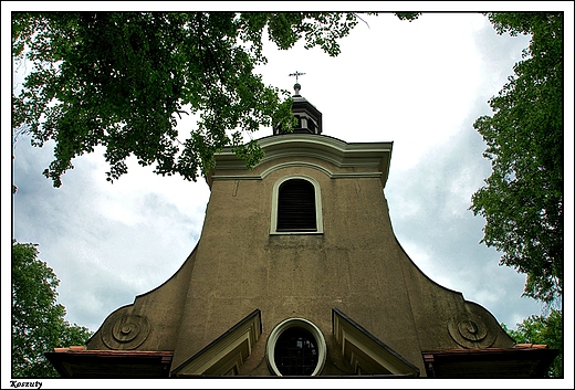 Koszuty - neobarokowy, murowany koci w. Katarzyny i Serca Jezusowego z 1926 r.