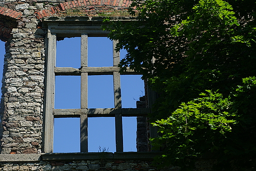 Ruiny paacu w Podzamczu Piekoszowskim