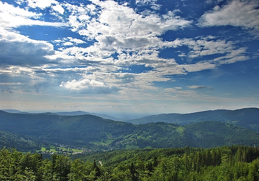 Widok ze Skrzycznego