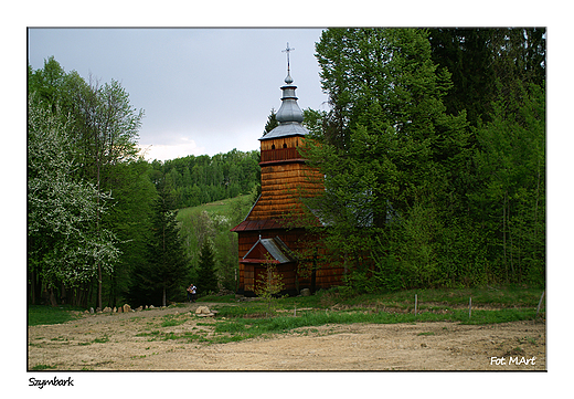 Szymbark - drewniana cerkiew pw. Narodzenia Bogurodzicy