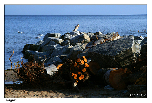 Gdynia - Gdynia Orowo. Umocnienia