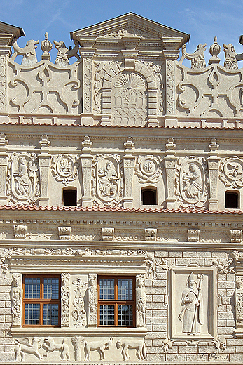 elewacja kamienicy Przybyw ok. 1615 r.