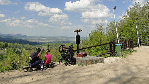 Widok od kapliczki w.Anny