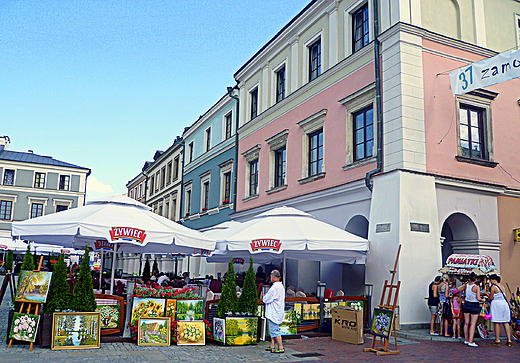 Rynek Wielki  latem