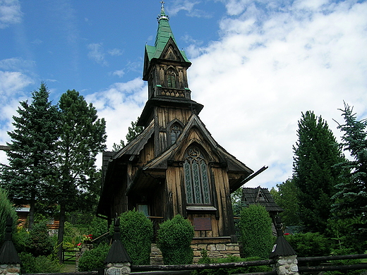 Witw Pazwka, drewniana kaplica p.w w. Anny z 1891 r.