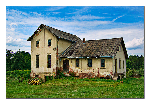 Budynek dawnej gorzelni.