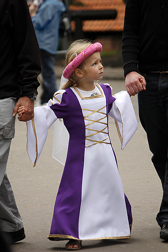 Oblenie Malborka 2012 - uczestniczka imprezy