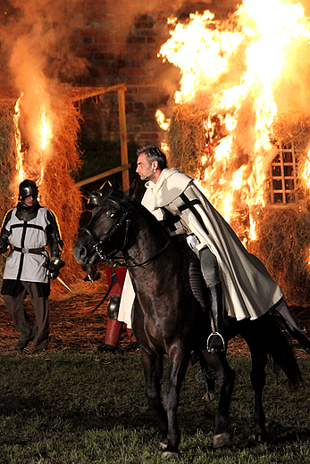 Oblenie Malborka 2012 - inscenizacja historyczna: Robert Gonera jako Henryk von Plauen