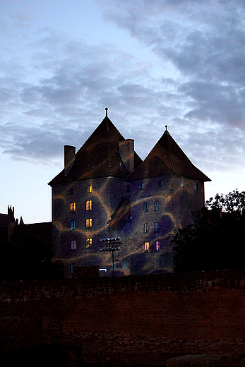 Malbork - zamek o zmierzchu