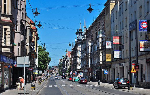 Gliwice. Ulica Zwycistwa.