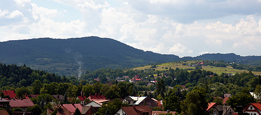 Beskid Makowski w okolicy Makowa Podhalaskiego.