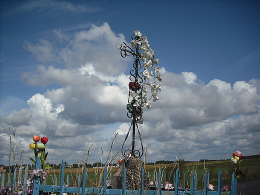 Swobodnia. Fragment kapliczki.
