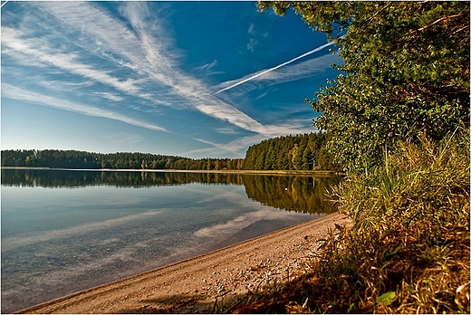 Jezioro Wigry - Zatoka Supiaska.