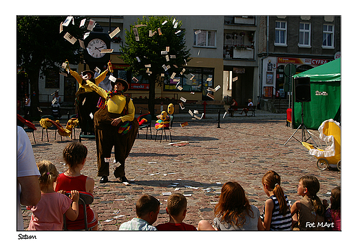 Sztum - teatry uliczne w Sztumie