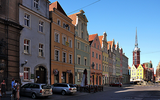 Nysa. Zabytkowe kamienice.