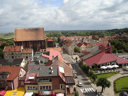 Frombork z wiey widokowej