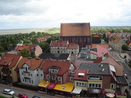 Frombork z wiey widokowej