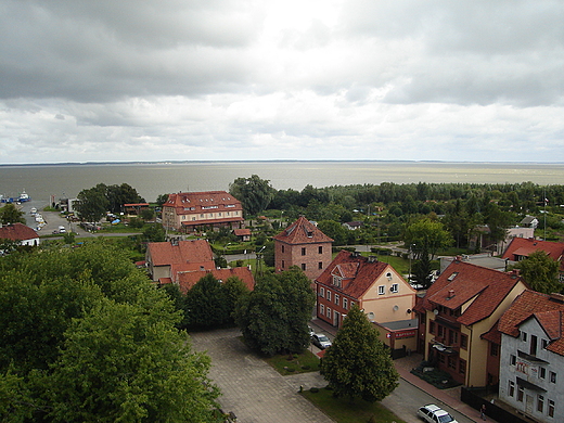 Frombork z wiey widokowej