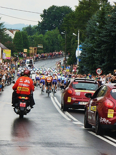 start tour de pologne w Strzyowie