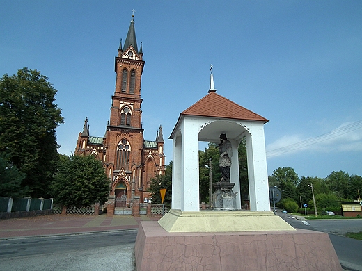 Kapliczka Nepomuka i koci