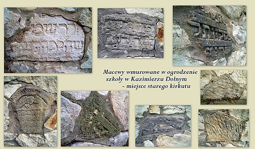 Macewy w ogrodzeniu szkoy