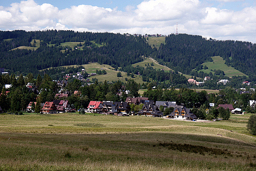 Zakopane. Widok na Gubawk.