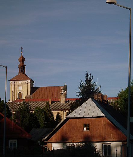 Szczebrzeszyn widok od strony wjazdu z Kawczyna