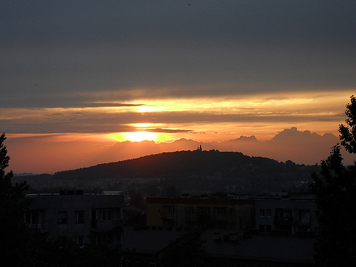 Jesienne niebo nad Kielcami