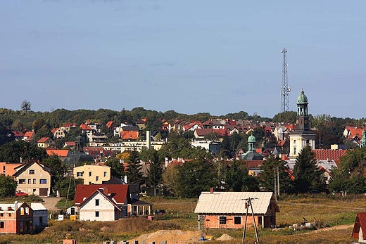 Widok Trzebnicy od wschodu.