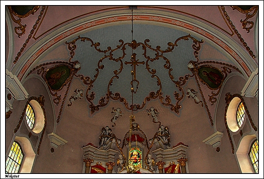 Mikstat - neobarokowy koci parafialny pod wezwaniem w. Trjcy _ wntrze
